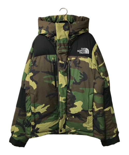 THE NORTH FACE（ザ ノース フェイス）THE NORTH FACE (ザ ノース フェイス) NOVELTY BALTRO LIGHT JACKET/ノベルティ バルトロ ライト ジャケット/カモ オリーブ×ブラック サイズ:Lの古着・服飾アイテム