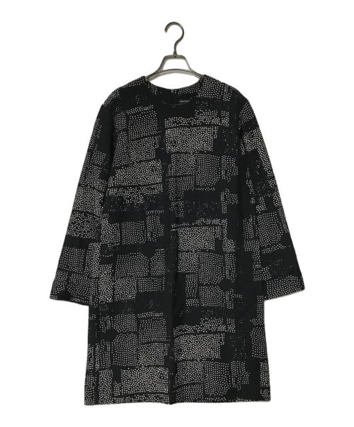 marimekko（マリメッコ）marimekko (マリメッコ) ドットワンピース/ AMELIE MATI/バックジップ ブラック×ホワイト サイズ:34の古着・服飾アイテム