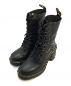 Dr.Martensドクターマーチン）の古着「CHESNEY 8 タイ ブーツ Dr.Martens ドクターマーチン 26701001 ブラック チャンキーヒール レースアップブーツ SENDAL_CHESNEY_BLACK」｜ブラック