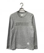 SUPREMEシュプリーム）の古着「Metallic L/S TOP/シュプリーム」｜グレー