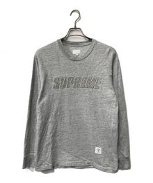 SUPREME（シュプリーム）の古着「Metallic L/S TOP/シュプリーム」｜グレー