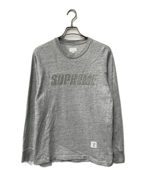 SUPREME（シュプリーム）SUPREME (シュプリーム) Metallic L/S TOP/シュプリーム グレー サイズ:Mの古着・服飾アイテム