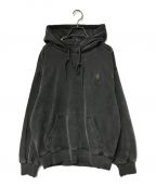 Carhartt WIPカーハート）の古着「HOODED VISTA SWEAT Vulcan garment dyed CARHARTT WIP カーハート 製品染め I029523」｜ブラック