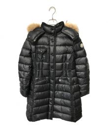 MONCLER（モンクレール）の古着「HERMIFUR フーデットダウンコート MONCLER モンクレール A20934995615」｜ブラック