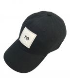 Y-3ワイスリー）の古着「SQL Cap/ベースボールキャップ/HF2143/ワイスリー」｜ブラック