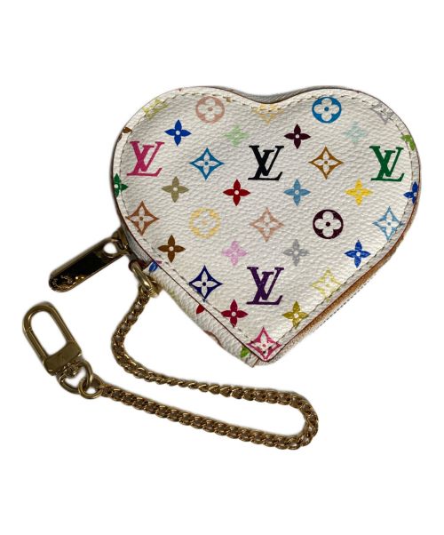 LOUIS VUITTON（ルイ ヴィトン）LOUIS VUITTON (ルイ ヴィトン)  ポルトモネ クール ハート型コインケース/M60040/ルイ ヴィトン/モノグラム ホワイトの古着・服飾アイテム