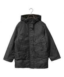 theory（セオリー）の古着「Aero Nylon ST Parka P/01-3309611/フーデッドダウンコート」｜ブラック