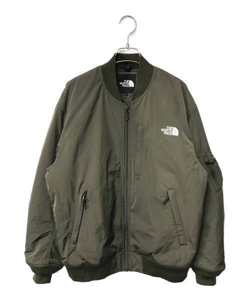 THE NORTH FACE（ザ ノース フェイス）THE NORTH FACE (ザ ノース フェイス) INSULATION BOMBER JACEKT/インサレーションボンバージャケット/NY82334/PRIMALOFT/プリマロフト オリーブ サイズ:Ｌの古着・服飾アイテム