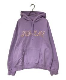 SUPREME（シュプリーム）の古着「Script Hooded Sweatshirt スクリプトフーデッド スウェットシャツ Supreme シュプリーム パープル RN101837 CA38135」｜パープル