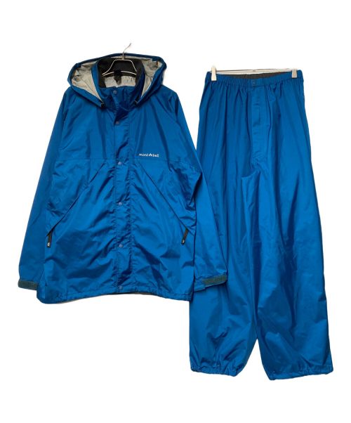 mont-bell（モンベル）mont-bell (モンベル) RAIN DANCER GORE-TEX セットアップ mont-bell モンベル 1128360 ブルー SINCE 1975 FUNCTION IS BEAUTY GORE-TEX ブルー サイズ:Lの古着・服飾アイテム