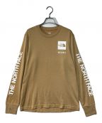 THE NORTH FACE×BEAMSザ ノース フェイス×ビームス）の古着「L/S Expedition Light Crew/NT61703B/BEAMS別注」｜ベージュ