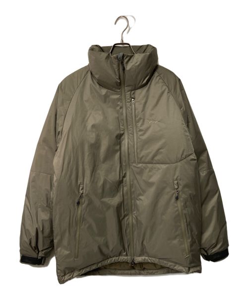 NANGA（ナンガ）NANGA (ナンガ) AURORA STAND COLLAR DOWN JACKET/オーロラ スタンドカラー ダウンジャケット K23A25 カーキ サイズ:JPN XL/USA L/EUR Lの古着・服飾アイテム