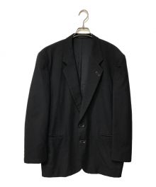 COMME des GARCONS HOMME（コムデギャルソン オム）の古着「ステッチデザイン2Bテーラードジャケット/HJ-08001S/AD1992」｜ネイビー