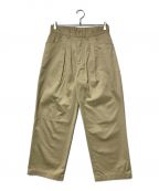 FARAHファーラー）の古着「Two-Tuck Wide Pants FARAH ファーラー 2タックチノパンツ FR0301-M4006」｜ベージュ