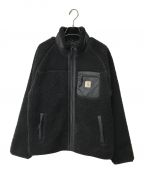 Carhartt WIPカーハート）の古着「PRENTIS LINER ボアジャケット CARHARTT WIP カーハート I025120 ブラック」｜ブラック