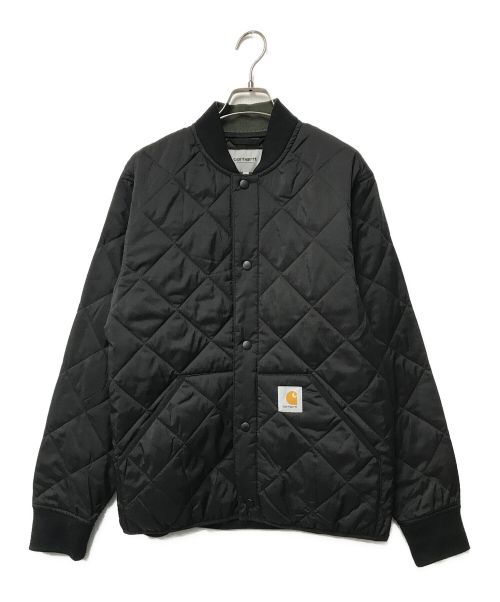 Carhartt WIP（カーハート）CARHARTT WIP (カーハート) BARROW LINER JACKET CARHARTT WIP カーハート I029461 ブラック ロゴ キルティング バロー ライナー ジャケット ブラック サイズ:Sの古着・服飾アイテム