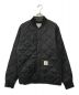 CARHARTT WIP（カーハート）の古着「BARROW LINER JACKET CARHARTT WIP カーハート I029461 ブラック ロゴ キルティング バロー ライナー ジャケット」｜ブラック