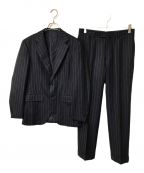 BEAMS Fビームスエフ）の古着「Savile Clifford CHALK STRIPES SUIT/サビル・クリフォード ストライプスーツ/BEAMS F/ビームス エフ/ネイビー/21-17-1621-264」｜ネイビー