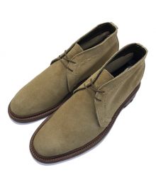 Alden（オールデン）の古着「UNLINED CHUKKA BOOT/アンラインド チャッカブーツ ALDEN/オールデン スエード 1494 USA製」｜ベージュ