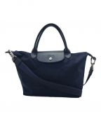 LONGCHAMPロンシャン）の古着「2WAYバッグ ハンドバッグ ショルダーバッグ LONGCHAMP ロンシャン ル プリアージュ L1512578006」｜ネイビー