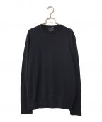 ATONエイトン）の古着「SLOW WOOL CREW NECK PULLOVER」｜ネイビー