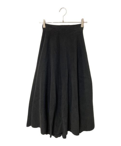 ATON（エイトン）ATON (エイトン) POLARTEC FLEECE CIRCLE SKIRT ポーラーテックフリース サーキュラースカート ATON エイトン SKAGIW0906 ロングスカート フレアスカート ブラック ブラック サイズ:01の古着・服飾アイテム