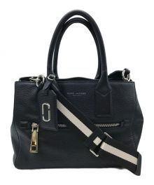 MARC JACOBS（マークジェイコブス）の古着「2WAYバッグ MARC JACOBS マークジェイコブス ショルダーバッグ ハンドバッグ トートバッグ ゴッサム M0008898」｜ブラック