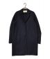 HARRIS WHARF LONDON（ハリスワーフロンドン）の古着「Cocoon coat pressed wool HARRIS WHARF LONDON ハリスワーフロンドン A1301MLK ネイビー」｜ネイビー