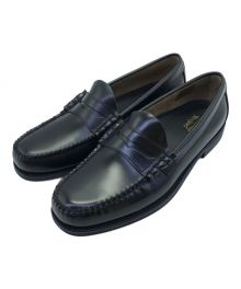 G.H.BASS（ジーエイチバス）の古着「BLACK RUBBER SOLE ローファー G.H.BASS ジーエイチバス LARSON BA11711D」｜ブラック