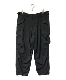 FreshService（フレッシュサービス）の古着「MICRO TYPEWRITER CARGO PANTS マイクロタイプライターカーゴパンツ FreshService フレッシュサービス FSW-23-PT-007」｜ブラック