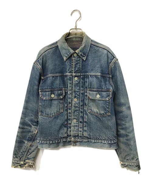 LEVI'S（リーバイス）LEVI'S (リーバイス) 517XX 2nd ブランケット デニムジャケット 紙パッチ ボタン裏17 50‘s~ LEVI'S リーバイス インディゴ サイズ:下記参照の古着・服飾アイテム