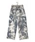 TAAKK（ターク）の古着「TRANSPARENT FLOWER CARGO PANTS」｜ブルー×ホワイト