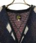 中古・古着 Needles (ニードルズ) MOHAIR CARDIGAN - ARGYLE Needles ニードルス/ニードルズ モヘヤカーディガン アーガイル LQ452 ネイビー サイズ:SIZE L：18000円