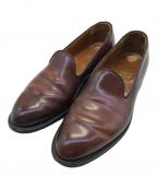 Aldenオールデン）の古着「Cordovan Slip-On ALDEN オールデン コードバンスリッポン グッドイヤーウェルト USA製 3606」｜ブラウン