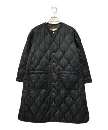 Traditional Weatherwear×Spick and Span（トラディショナルウェザーウェア×スピックアンドスパン）の古着「別注 キルティングノーカラーコート Traditional Weatherwear トラディショナルウェザーウェア Spick and Span スピックアンドスパン L202APQCO0251MJ 」｜ネイビー