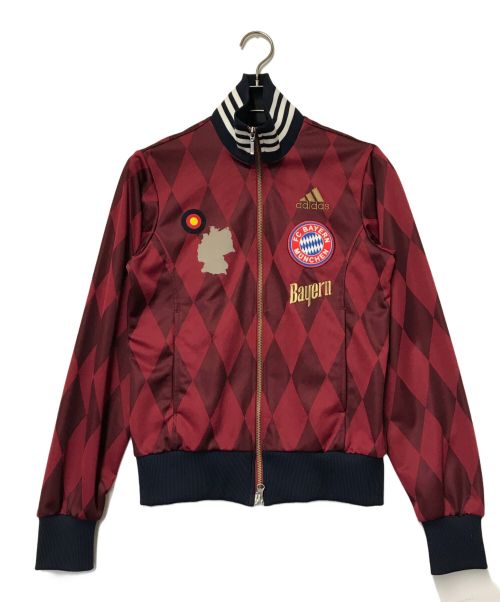 adidas（アディダス）adidas (アディダス) トラックジャケット adidas アディダス 700401 FC BAYERN MUNCHEN  ボルドー サイズ:Sの古着・服飾アイテム