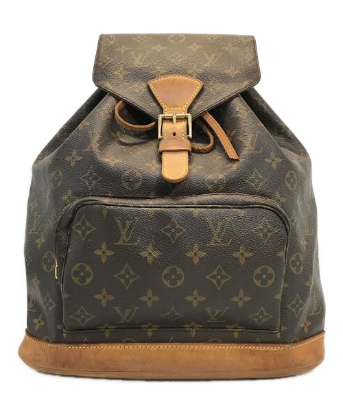 LOUIS VUITTON（ルイ ヴィトン）LOUIS VUITTON (ルイ ヴィトン) リュック LOUIS VUITTON ルイ ヴィトン モノグラム モンスリGM M51135 ブラウン サイズ:下記参照の古着・服飾アイテム