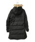 DANTON (ダントン) FAKE FAR HOODED DOWN COAT フェイクファーフーデッドダウンコート DANTON ダントン DT-A0006LAS ブラック サイズ:M：18000円