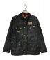 Barbour（バブアー）の古着「UNION JACK INTERNATIONAL JACKET ユニオンジャック インターナショナルジャケット Barbour バブアー キッズ オイルドコットン 1502071」｜ブラック