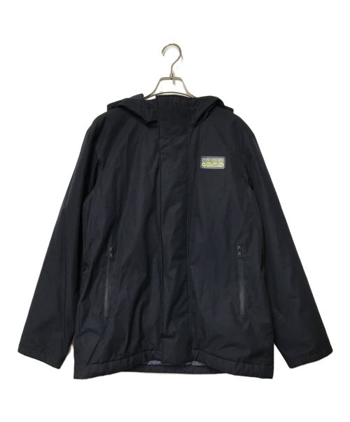 A.P.C.（アーペーセー）A.P.C. (アーペーセー) ロゴ中綿フーテッドジャケット/24192-1-30351/止水ジップ/ドローコード ネイビー サイズ:Sの古着・服飾アイテム