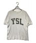 Saint Laurent Paris（サンローランパリ）の古着「YSL ロゴ Tシャツ Saint Laurent Paris サンローランパリ ロゴT プリントT フランス製 672370 Y36JG」｜ホワイト