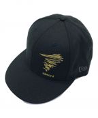 New Era×discord Yohji Yamamotoニューエラ×ディスコード ヨウジヤマモト）の古着「キャップ New Era ニューエラ discord Yohji Yamamoto ディスコード ヨウジヤマモト 59FIFTY DW-H30-140」｜ブラック