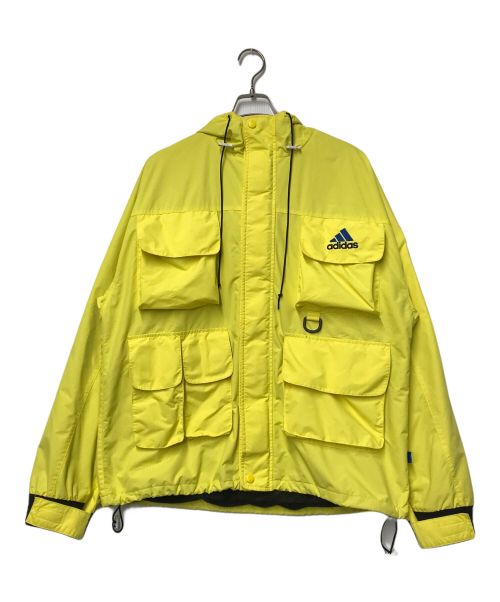 adidas（アディダス）adidas (アディダス) テックジャケット adidas アディダス 90’ｓ イエロー  イエロー サイズ:Mの古着・服飾アイテム