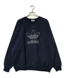 adidas（アディダス）の古着「ロゴスウェット adidas アディダス 万国旗タグ CA00411 RN88387」｜ネイビー