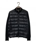 MONCLERモンクレール）の古着「CARDIGAN TRICOT MONCLER モンクレール トリコロール I20919B00001」｜ネイビー