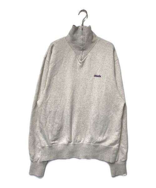 Oblada（オブラダ）oblada (オブラダ) Half Zip Sweat ハーフジップスウェット oblada オブラダ 杢 F2310CU05 グレー サイズ:FREEの古着・服飾アイテム