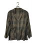 COMOLI（コモリ）の古着「Wool Ramie Check Jacket COMOLI コモリ L03-01004」｜ブラウン