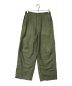 TapWater（タップウォーター）の古着「Cotton Linen Back Sateen Military Trousers TapWater タップウォーター TP241-40017 オリーブ」｜オリーブ