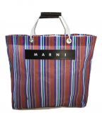 MARNIマルニ）の古着「MARKET STRIPE BAG/マーケット ストライプ バッグ MARNI/マルニ」｜マルチカラー