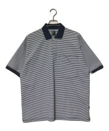 DAIWA PIER39（ダイワ ピア39）の古着「TECH POLO SHIRT S/S DAIWA PIER39 ダイワ ピア39 BE-37024 ネイビー×ホワイト」｜ネイビー×ホワイト